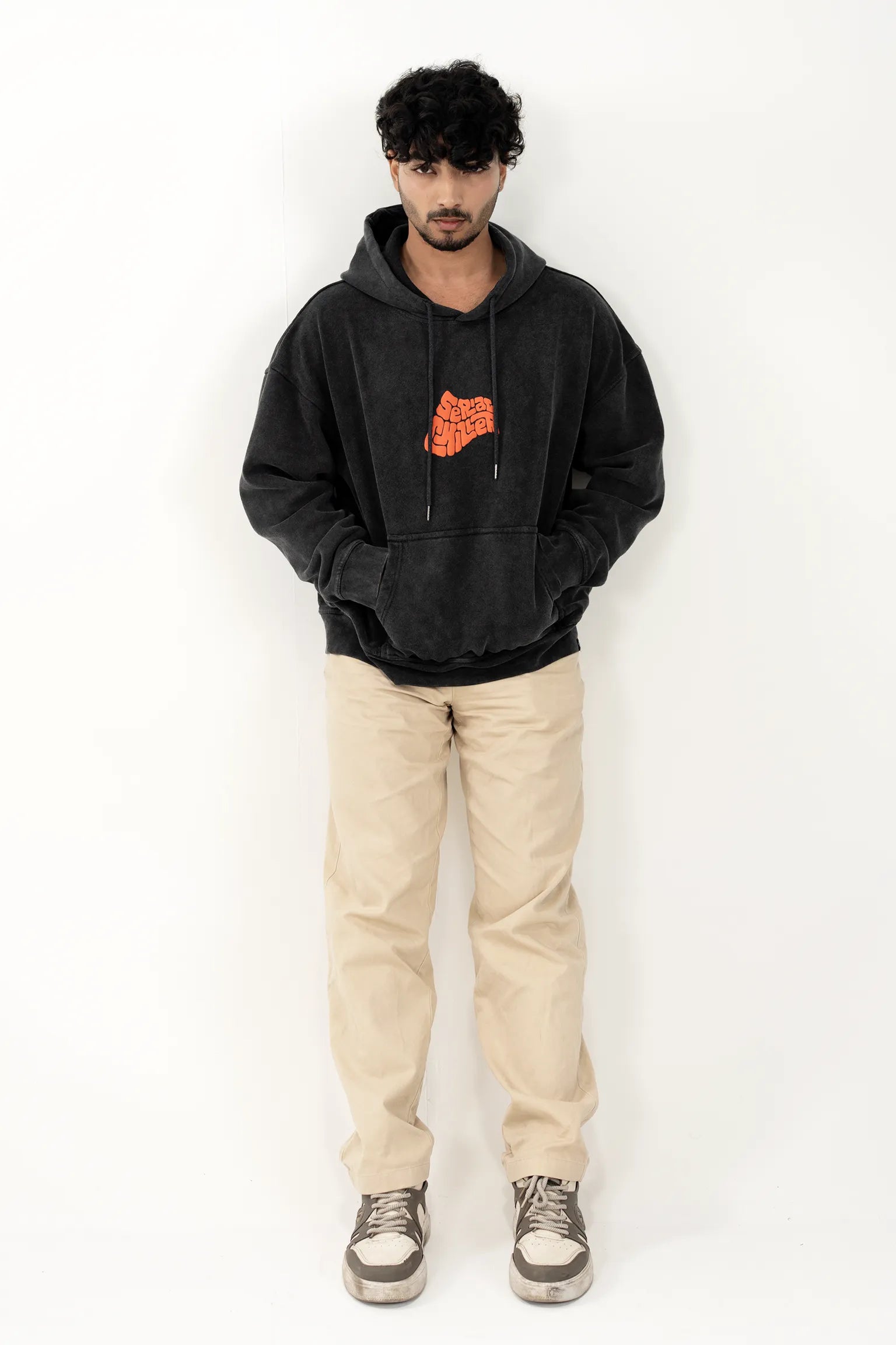Men’s Oversized Hoodie – Acid Aura