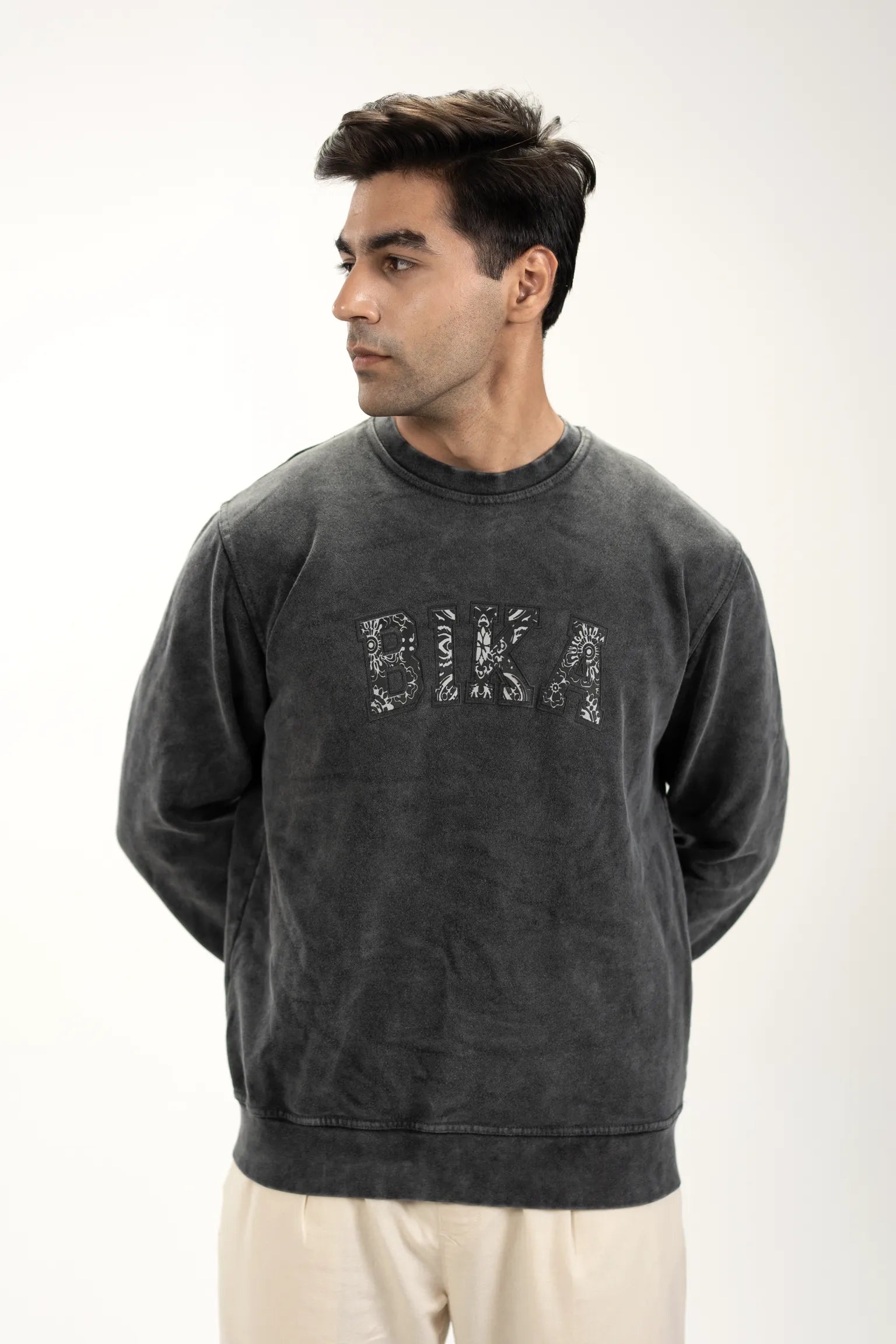 Men’s Sweatshirt – Obsidian Wash